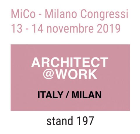 logo architect@Work 2019 Partecipazione fiera