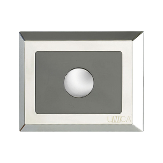 Placca presa acqua (PULSANTE Grigio COVER Cromo)